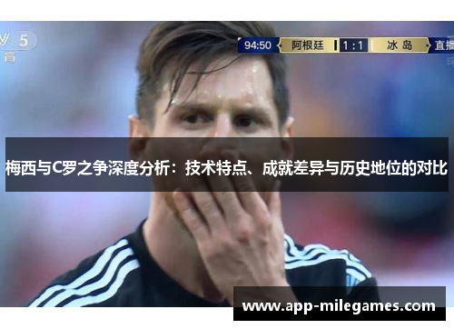 梅西与C罗之争深度分析：技术特点、成就差异与历史地位的对比