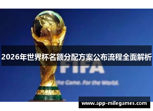 2026年世界杯名额分配方案公布流程全面解析